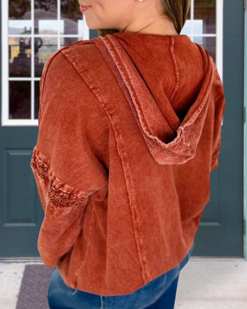 Chic Cotton Washed Sweatshirt