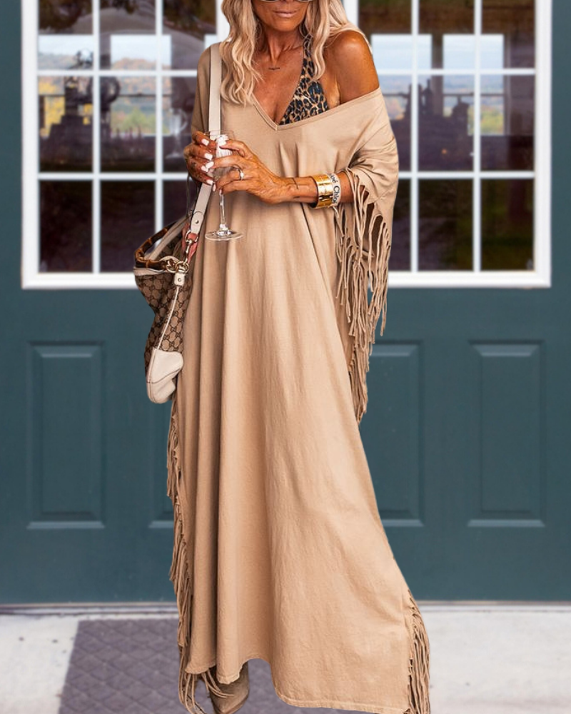 Charm Tassel Maxi Dress