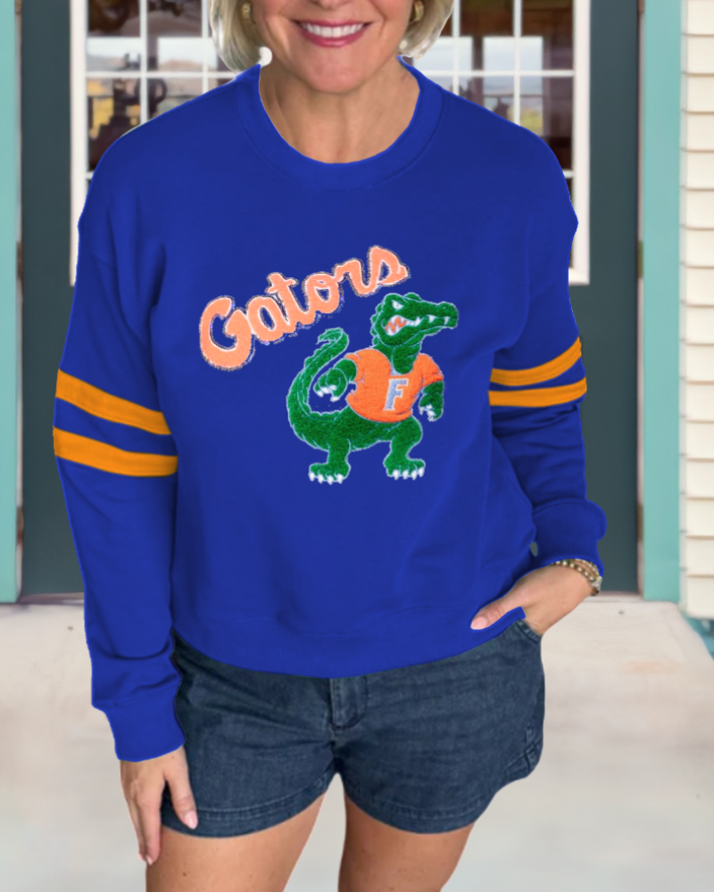Embroidered Gators Top