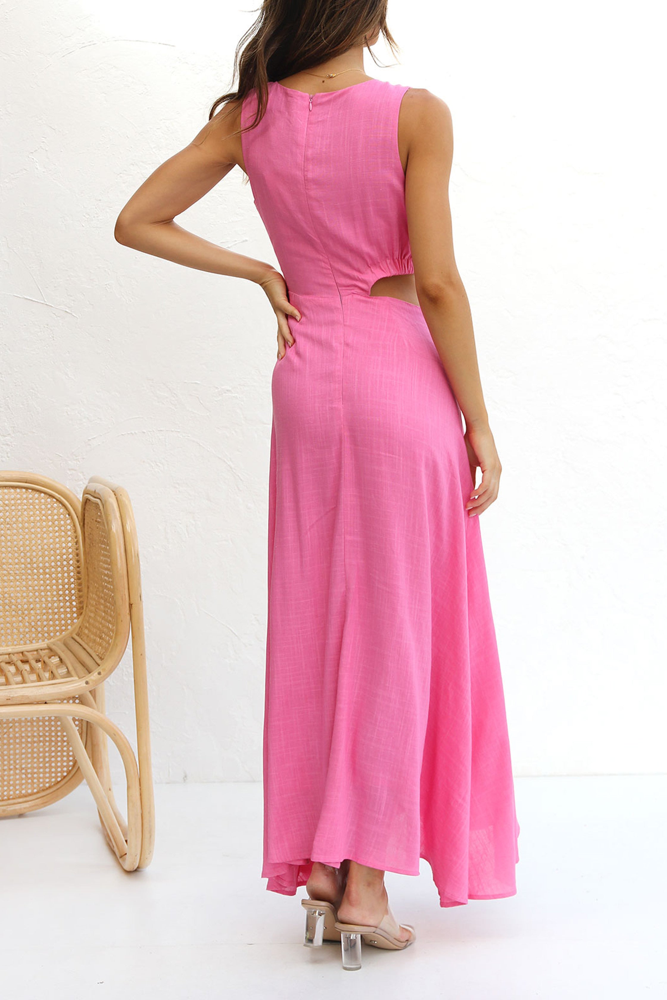 Linen Sleeveless Dress