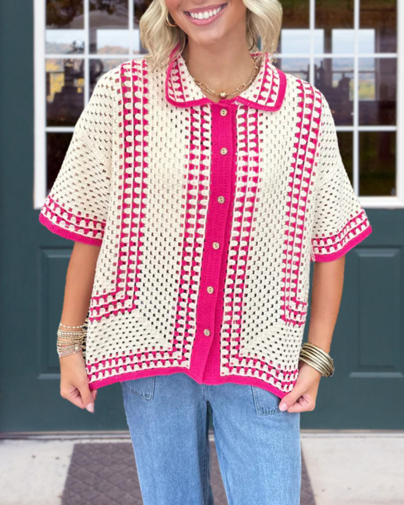 Chic Knit Sweater Top