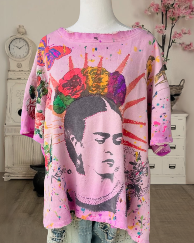 Oversized Art Portrait Tee