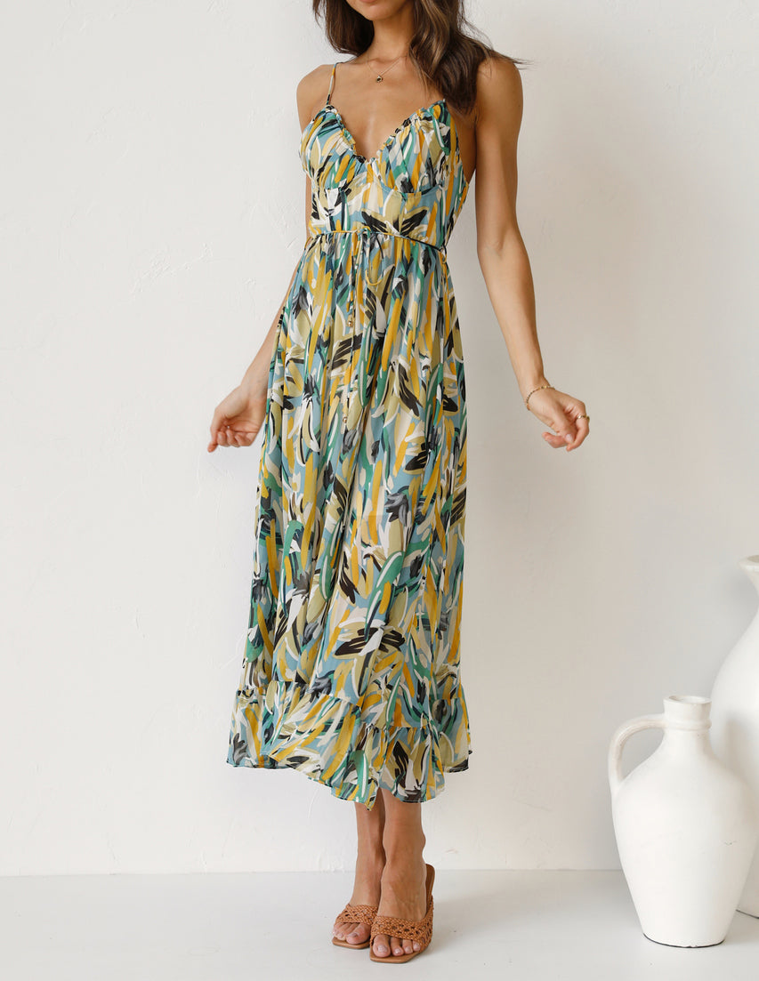 JUNE Sling Maxi Dress