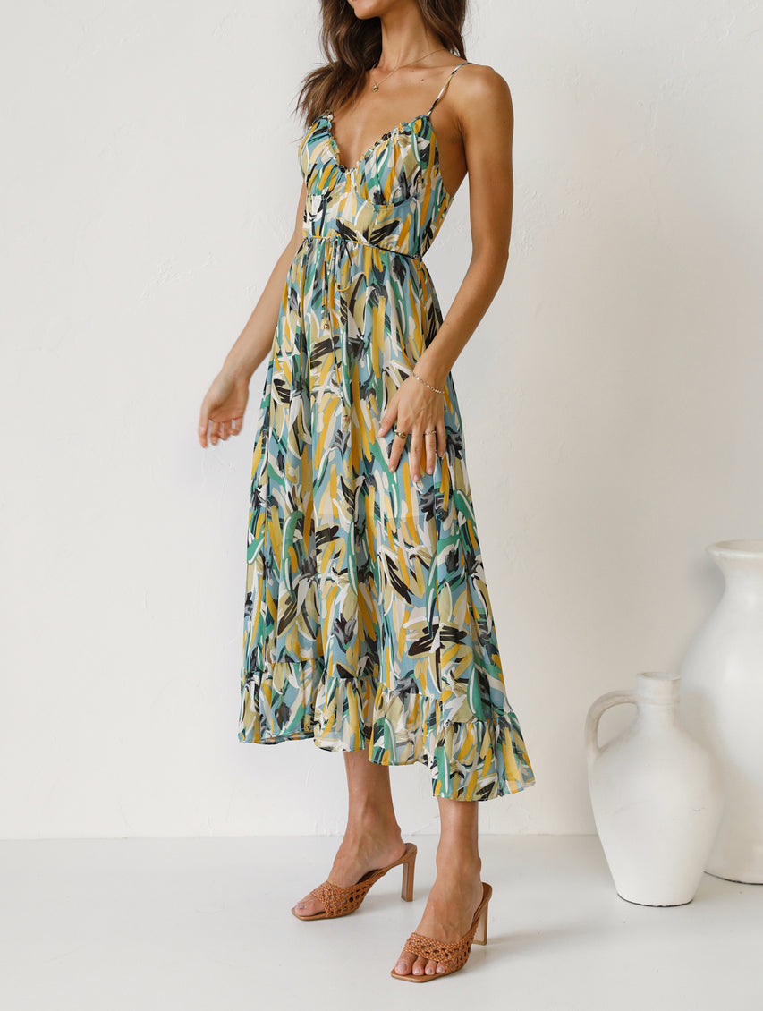 JUNE Sling Maxi Dress