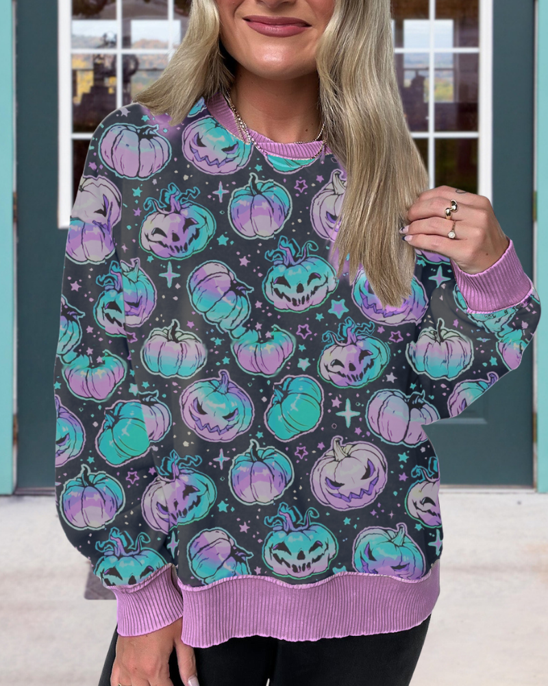 Fantasy Pumpkin Star Sweatshirt