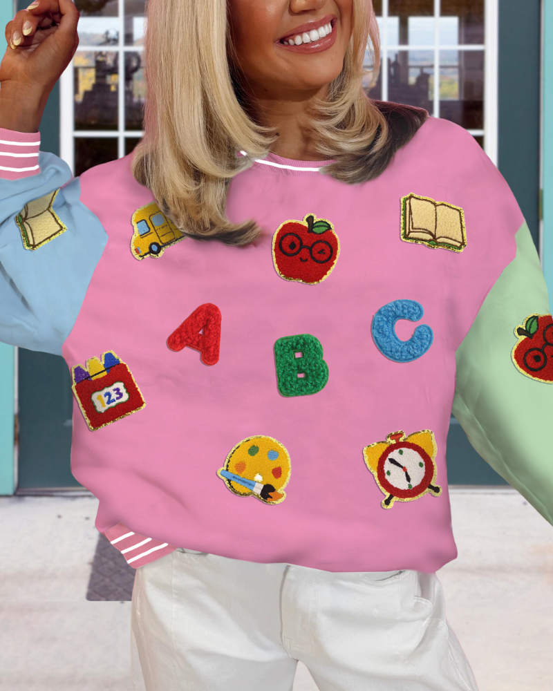 Fun Learning Sequined Sweatshirt