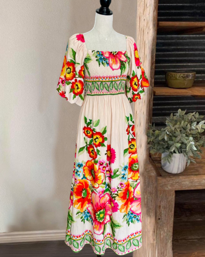 Blooming Floral Maxi Dress