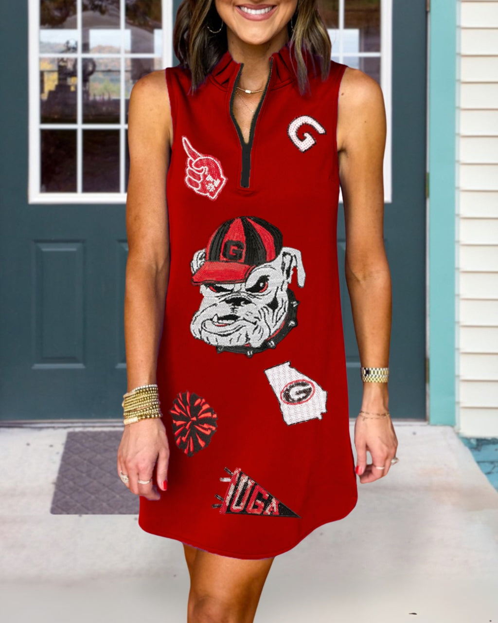 UGA Bulldogs Sequin Dress
