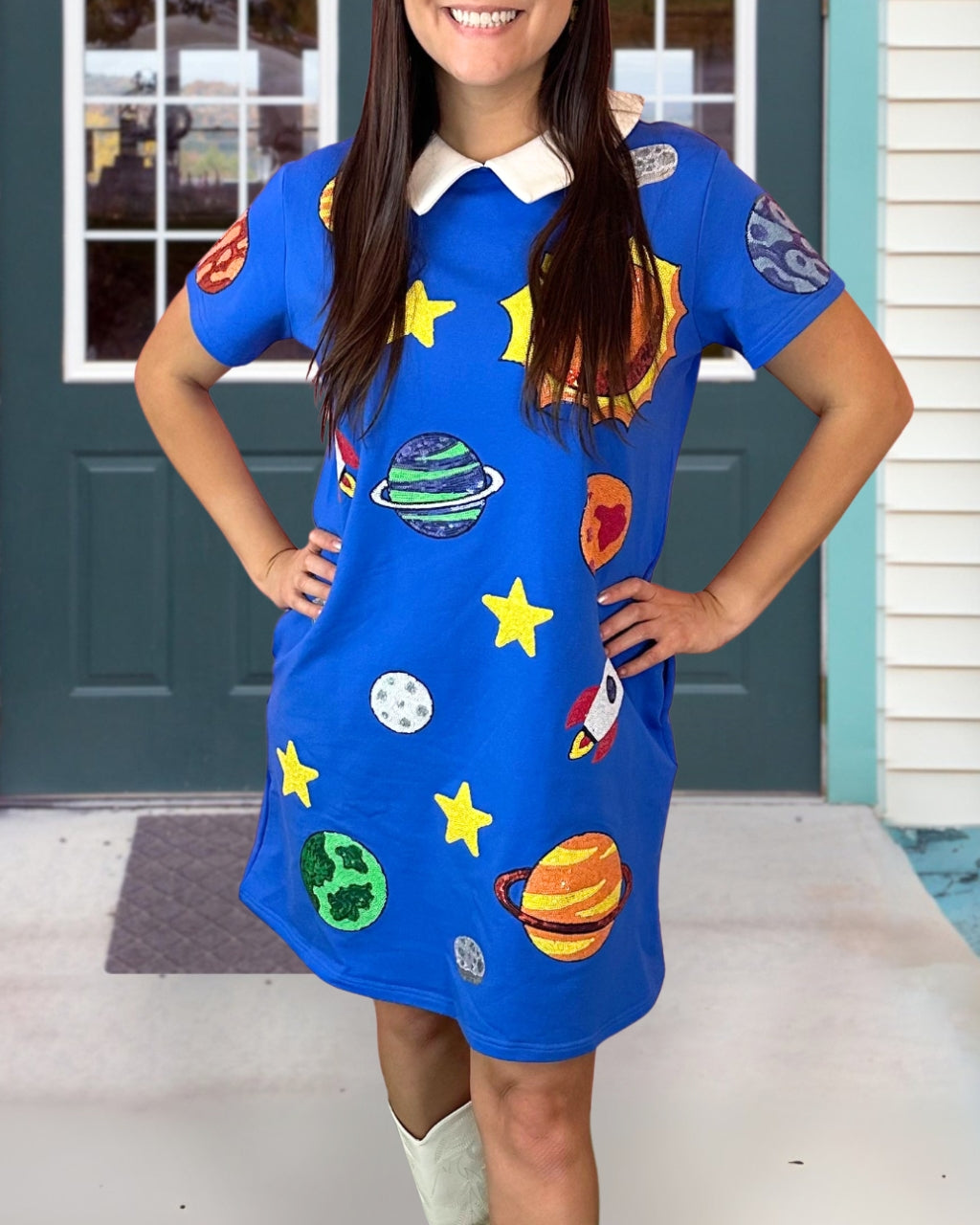 Sparkly Sequin Space Dress