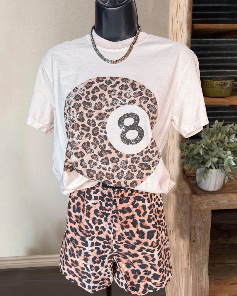 Leopard Billiard 8 T-shirt