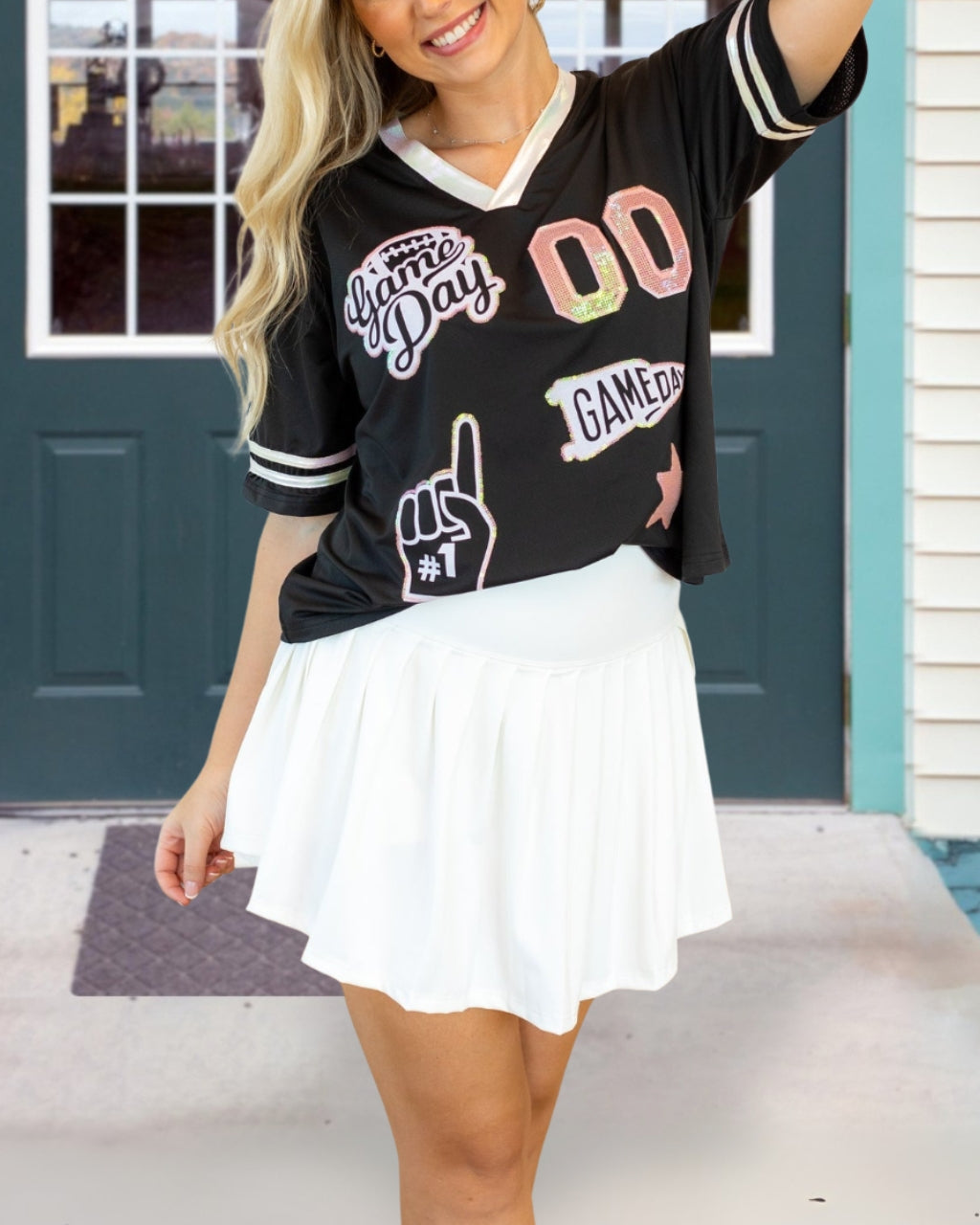 Gameday Iridescent Sequin Tee
