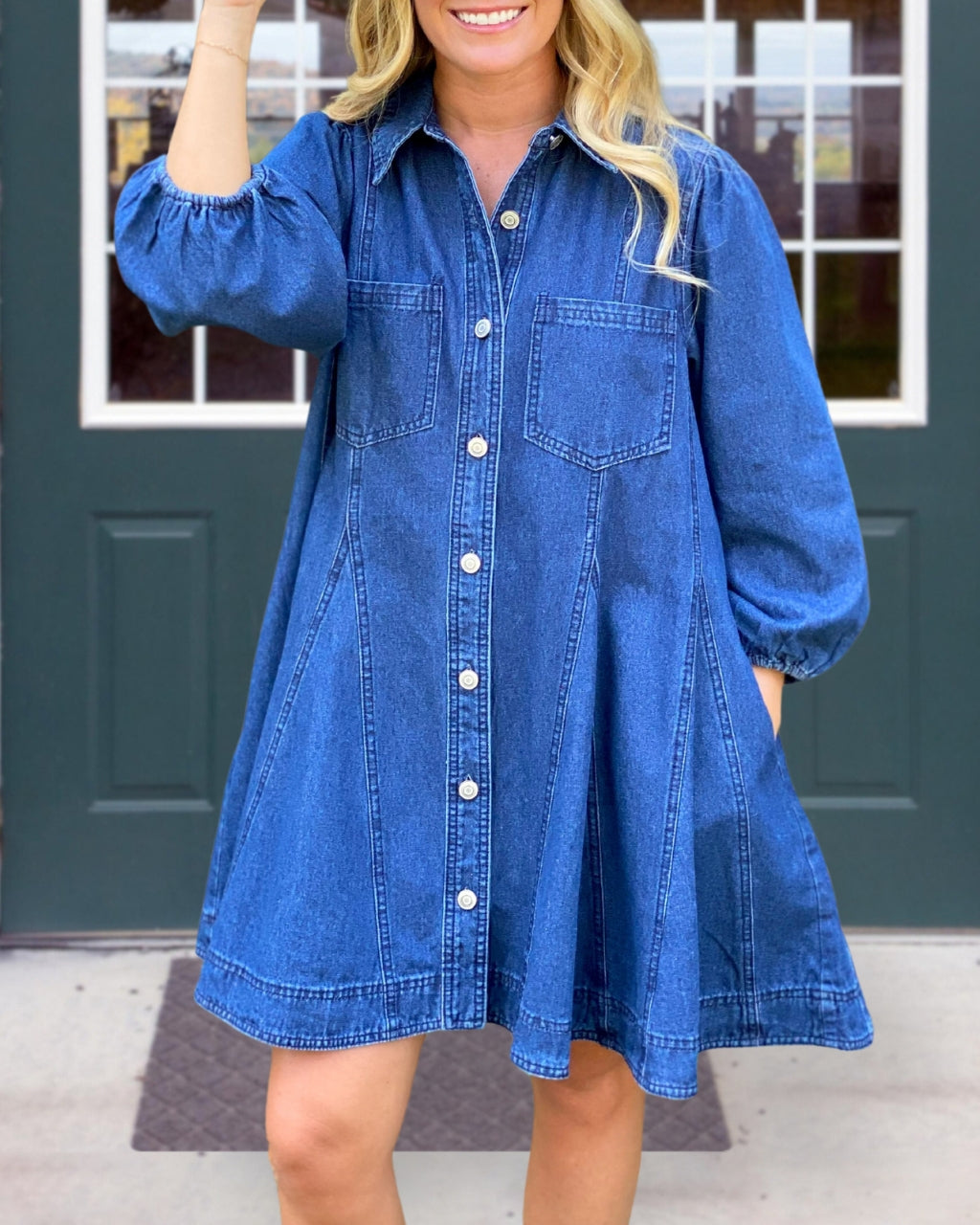 Karen Denim Mini Dress