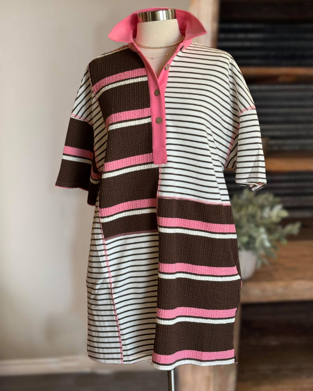 Ice Cream Stripe Dress