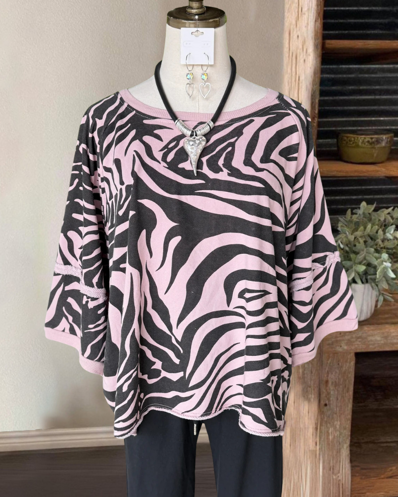 Special Zebra Striped Top