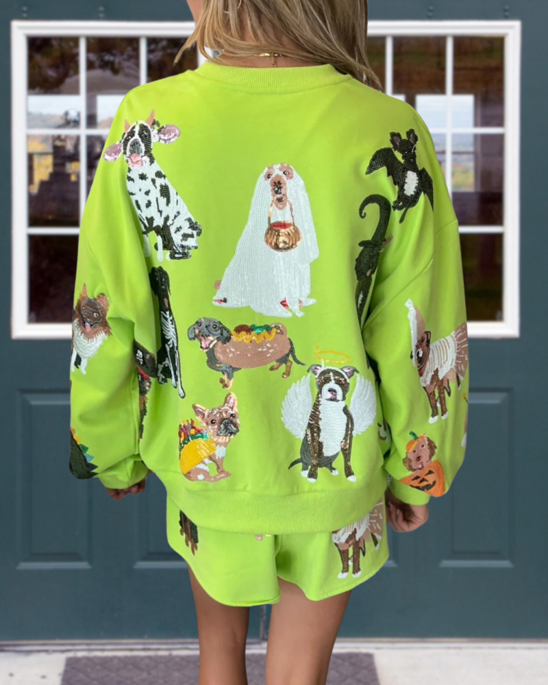 Fashion Mixed Dog Party Sequin Set