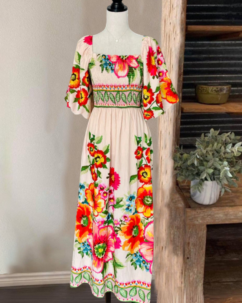 Blooming Floral Maxi Dress