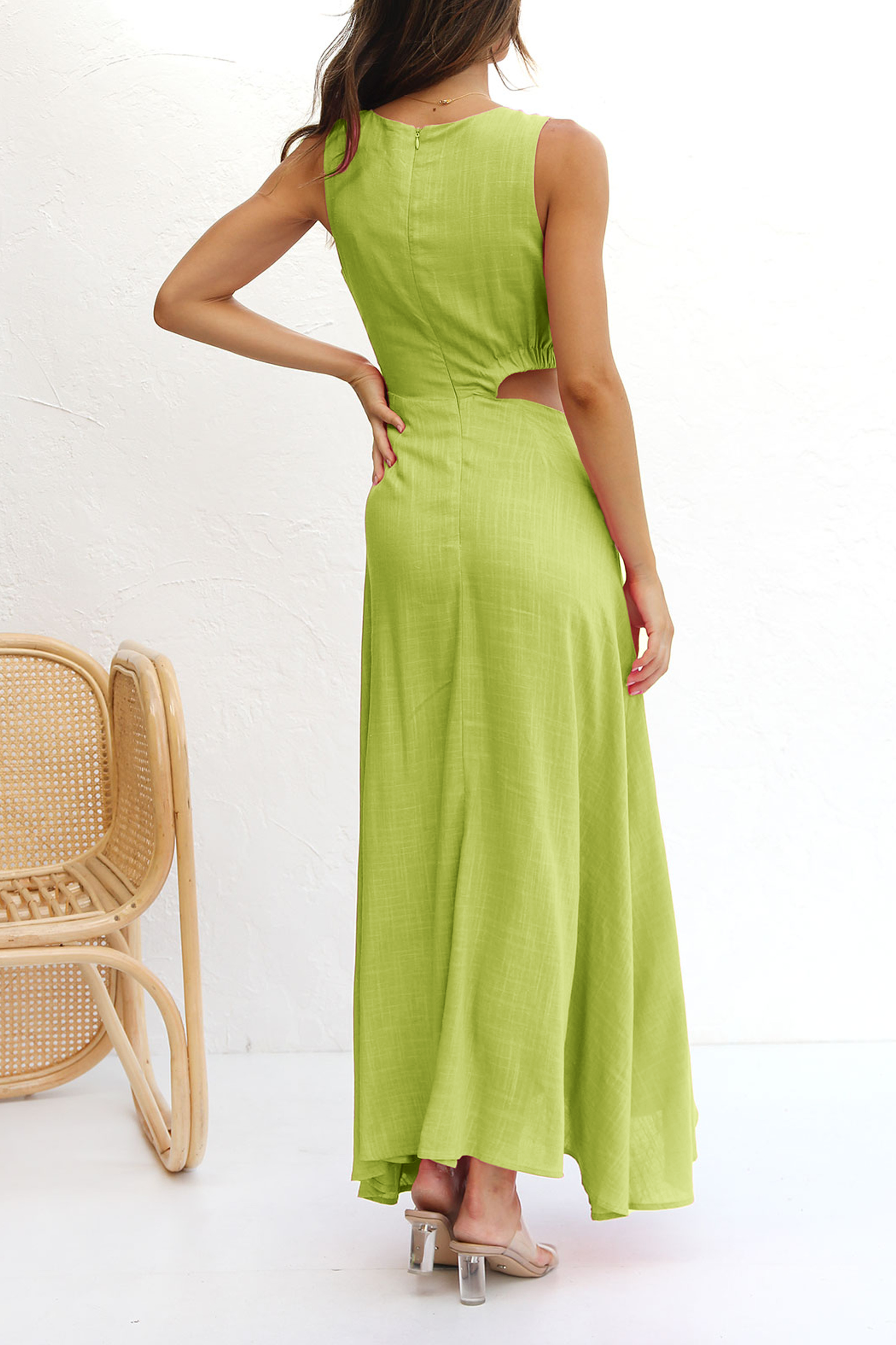 Linen Sleeveless Dress