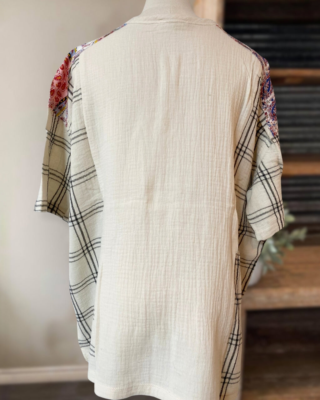 Lightweight Muslin Mix Top