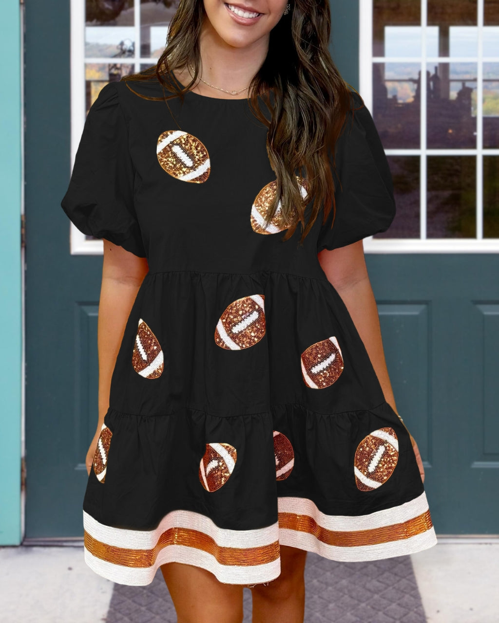 Stand out Sequined Football Dress