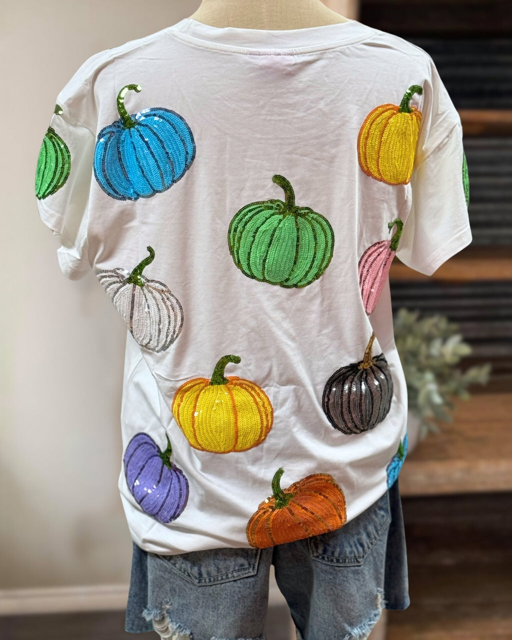 Sparkly Pumpkin Party Tee