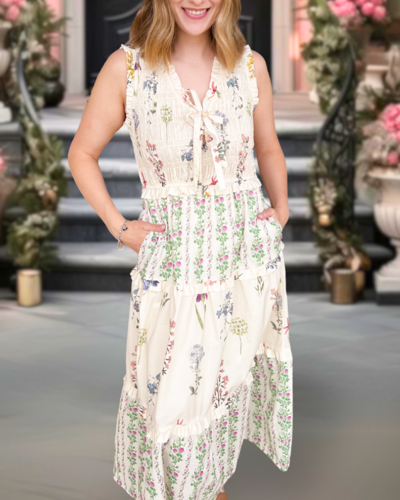 Secret Garden Midi Dress