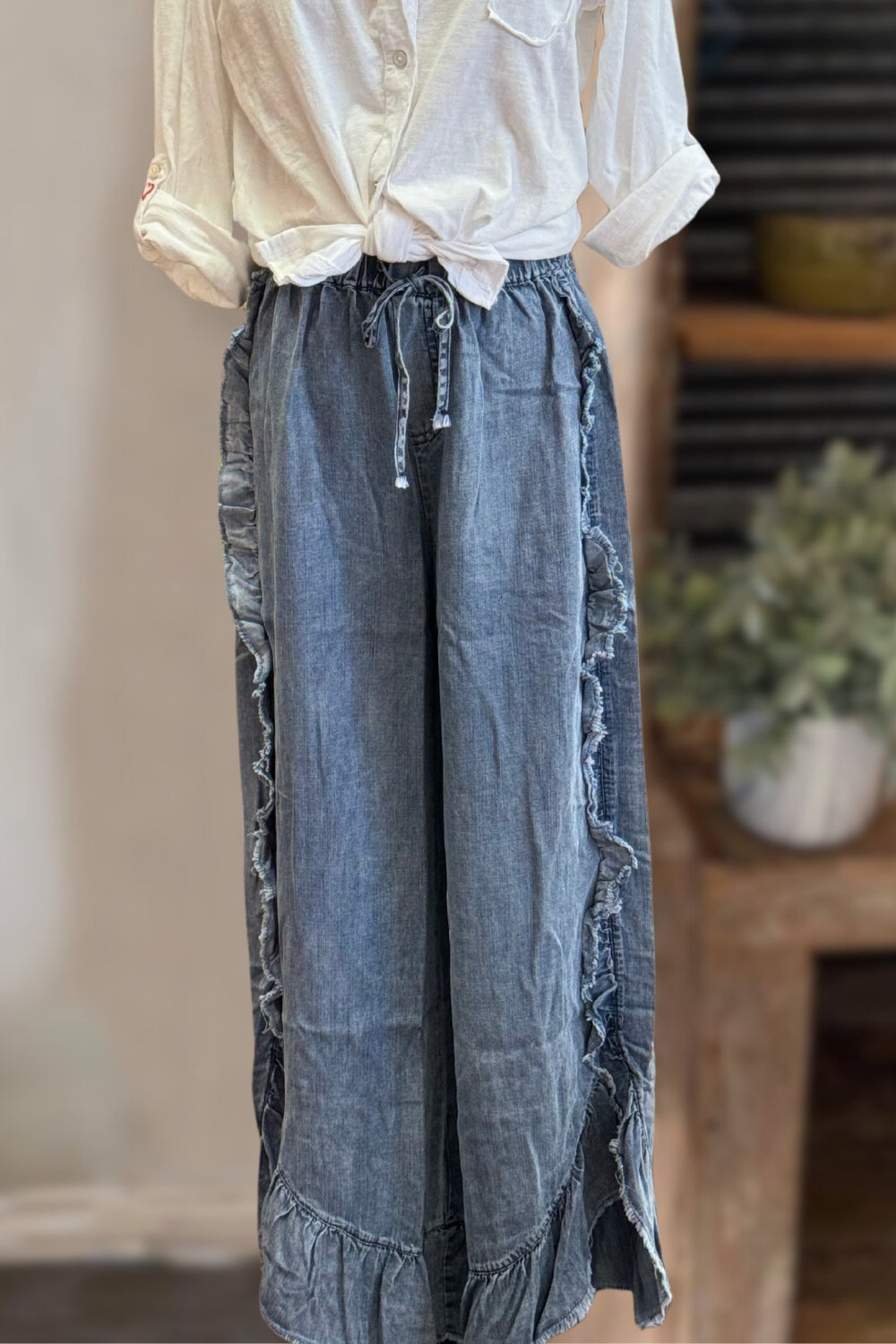 Bohemian Ruffle Pant