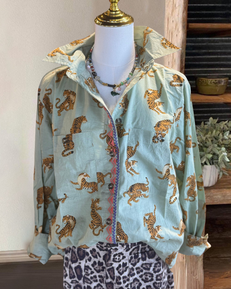 Unique Animal Print Shirt