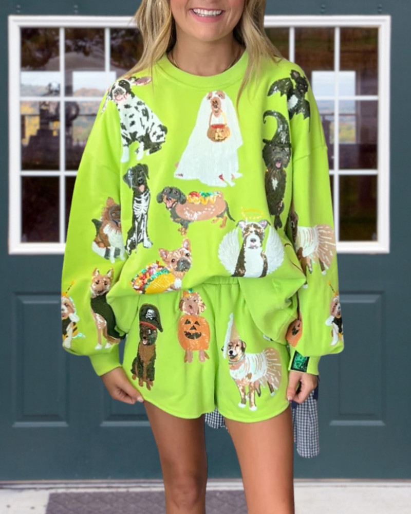Fashion Mixed Dog Party Sequin Set