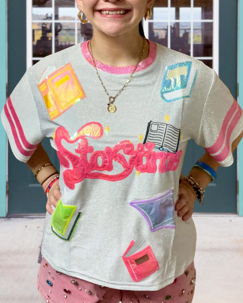 Storytime Book Sequined T-Shirt