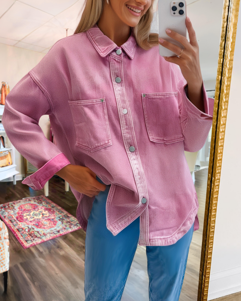 Simple Stylish Button Jacket