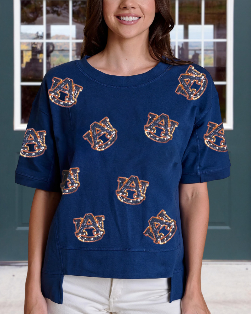 Auburn University Sequined T-Shirt