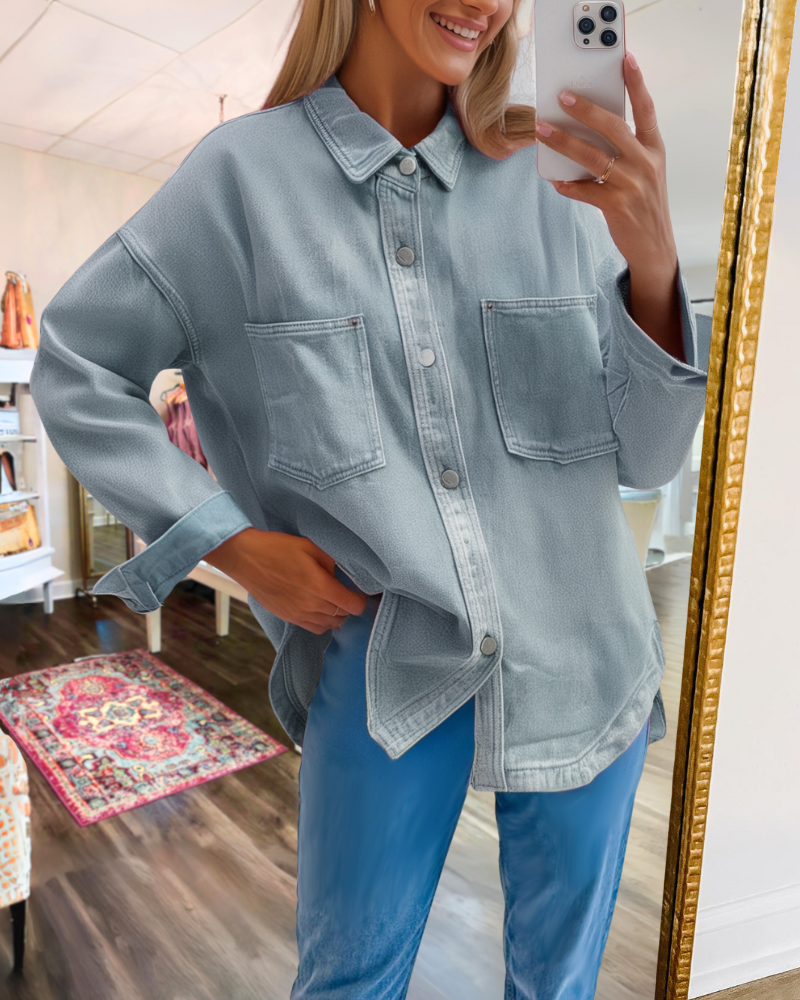 Simple Stylish Button Jacket