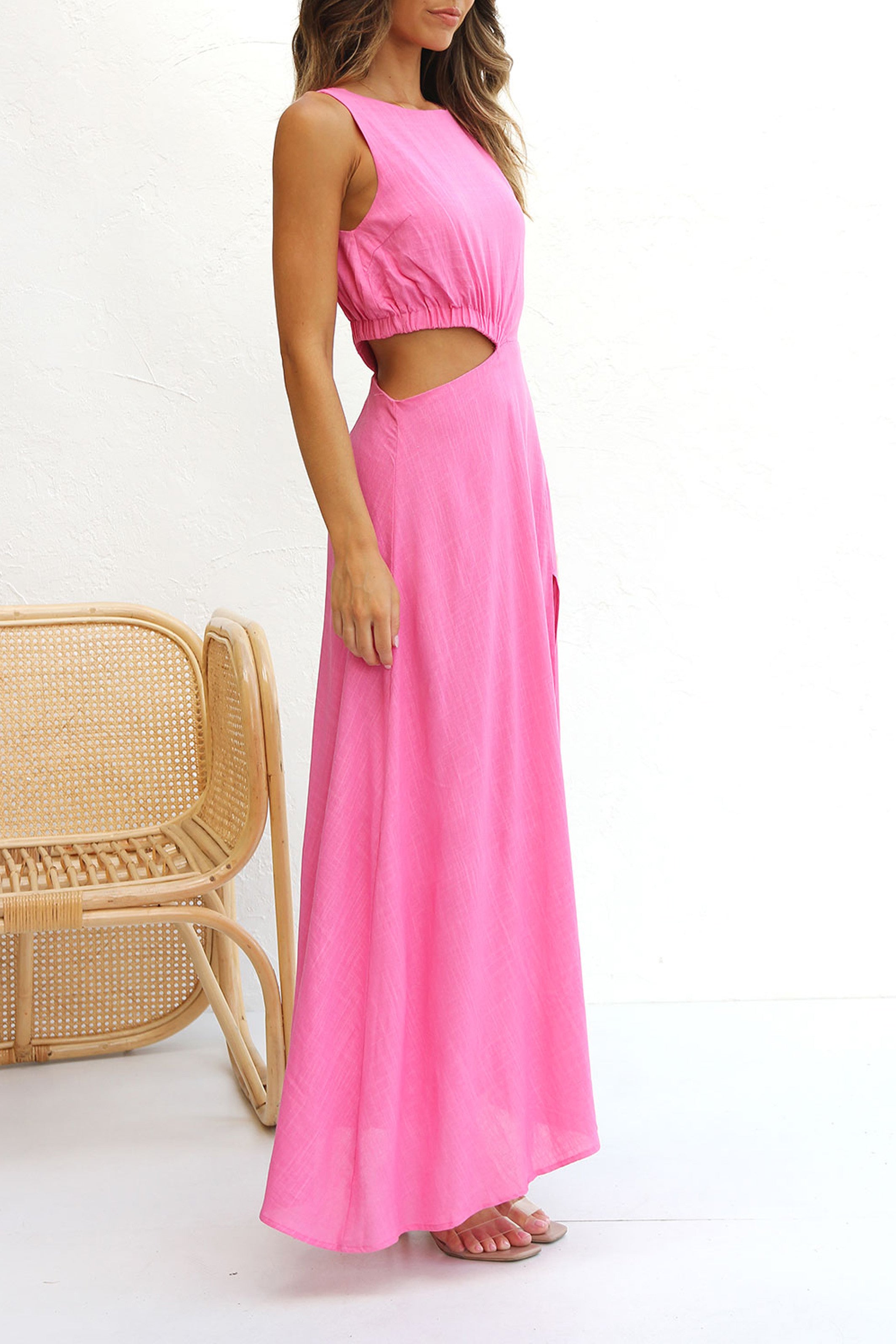 Linen Sleeveless Dress