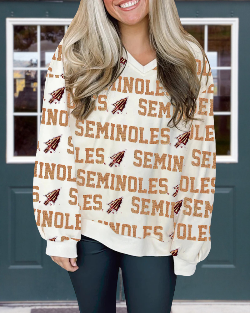 FSU Seminoles V-neck Sweatshirt