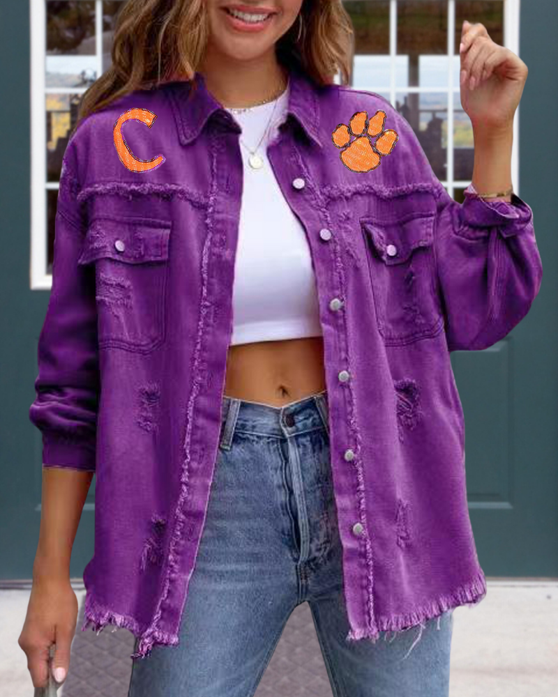 Clemson Tigers Sequin Jacket
