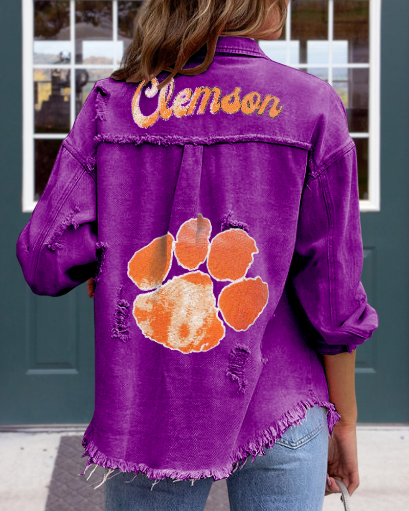 Clemson Tigers Sequin Jacket