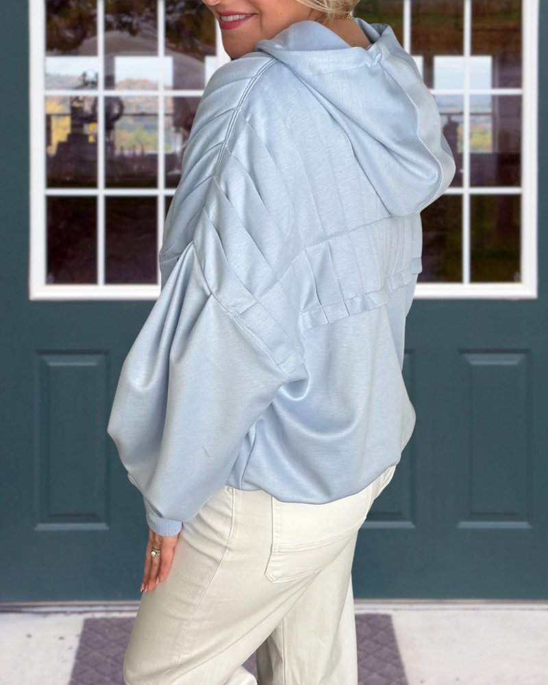 Trendy Unique Textured Hoodie
