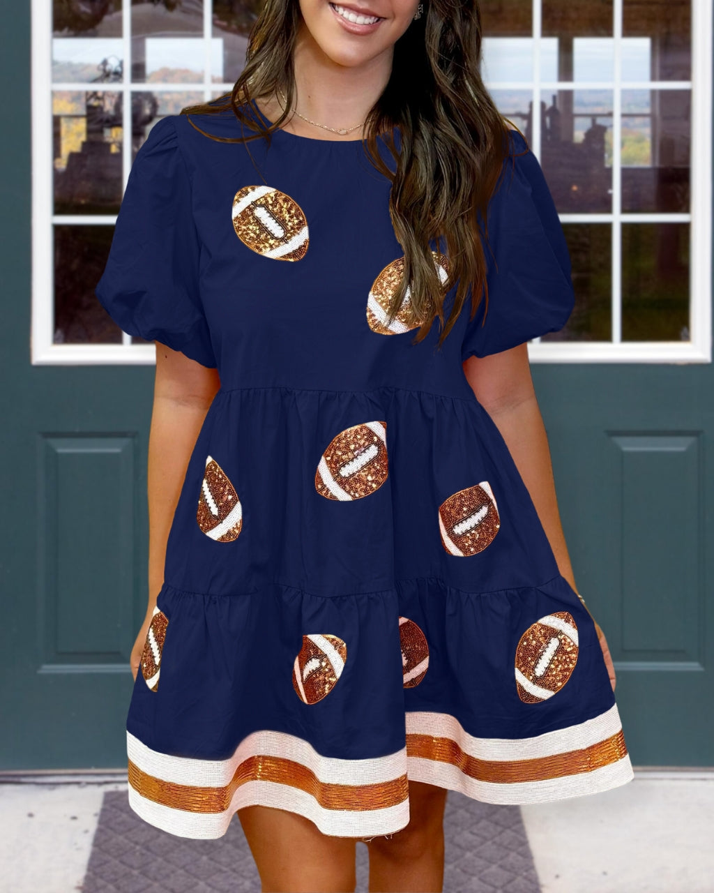 Stand out Sequined Football Dress