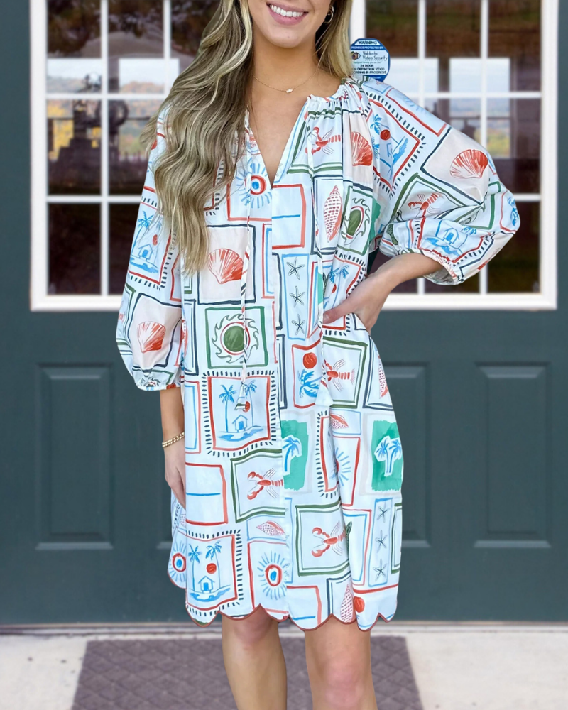 Resort Beach Mini Dress