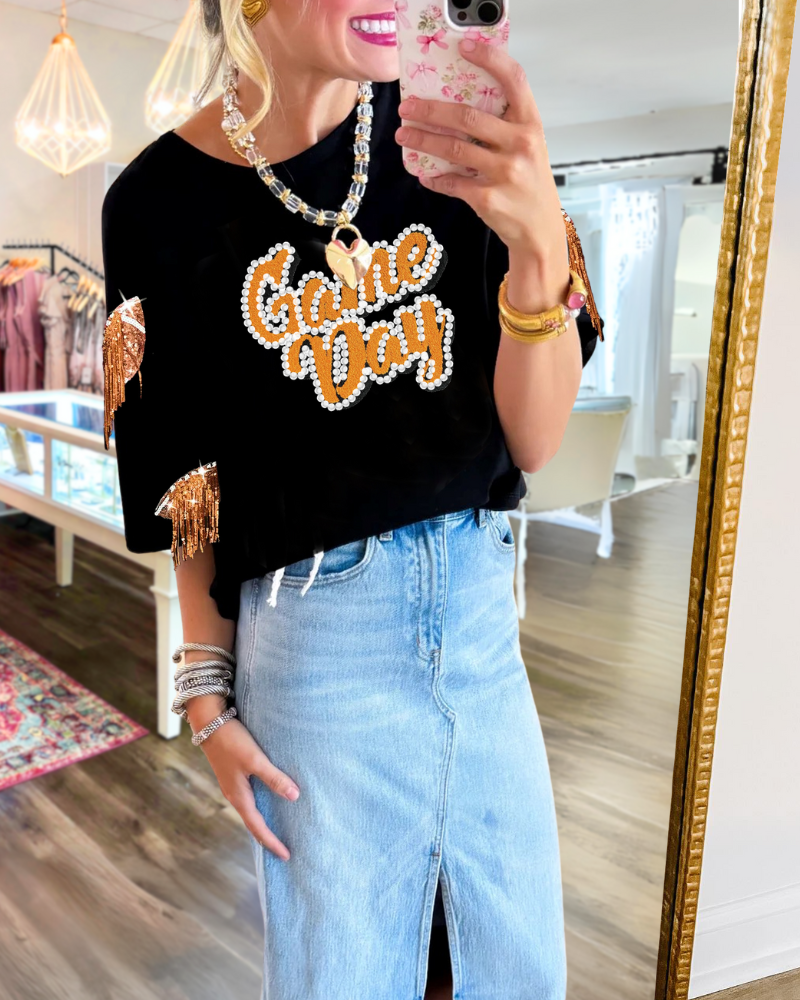 Game Day Sequined T-Shirt