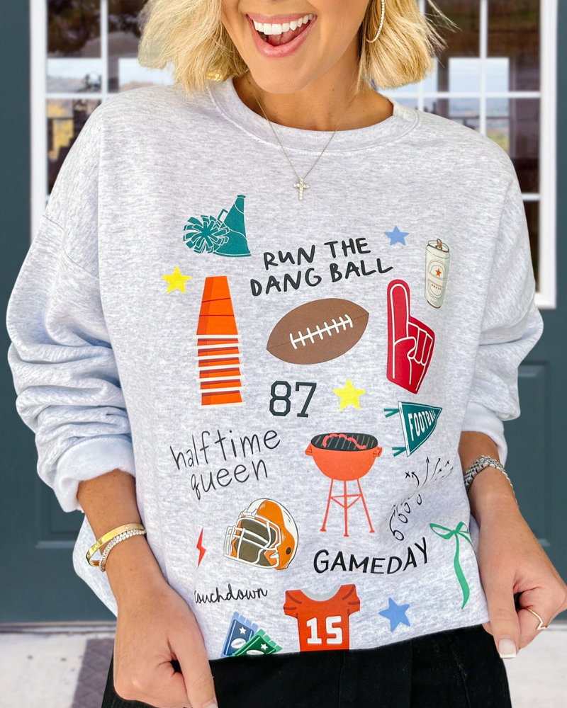 Football Game Day Party Sweatshirt