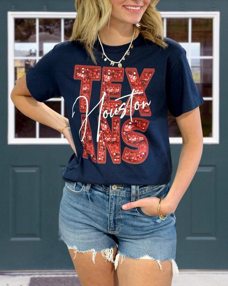 Houston Texans Sequined T-shirt