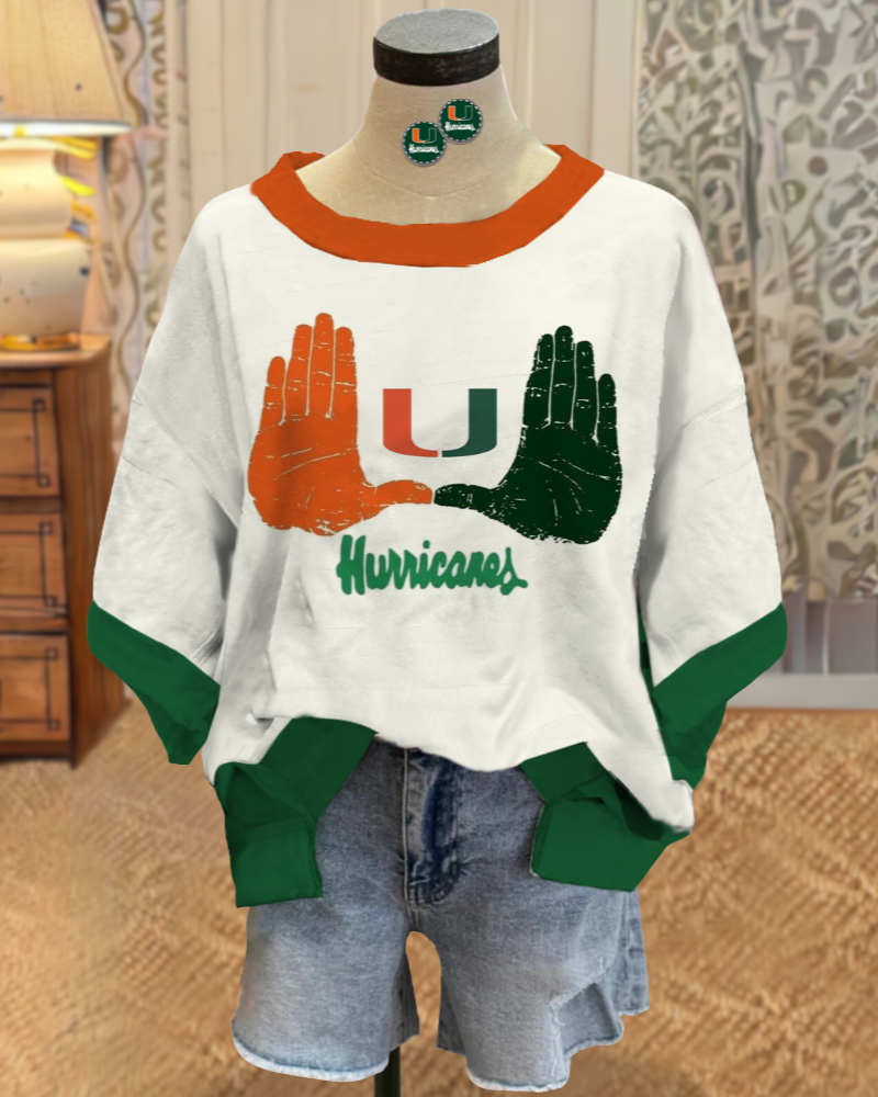 UM Hurricanes Graphic Tee