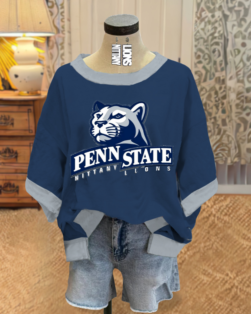 PSU Lions Graphic Top