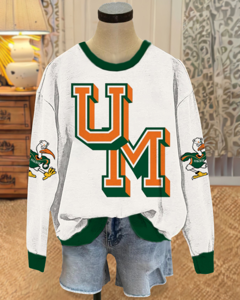 UM Hurricanes Graphic Sweatshirt