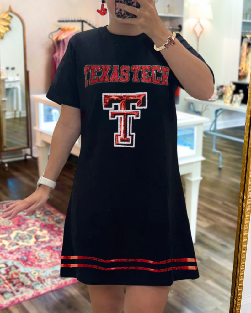 TEXAS TECH Sequin Dress