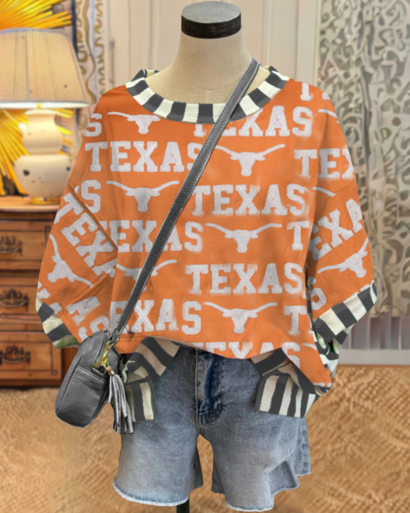 TEXAS Longhorns Contrast Trim T-shirt