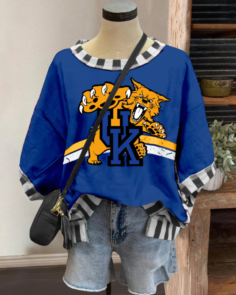 Kentucky Wildcats Striped Trim T-Shirt