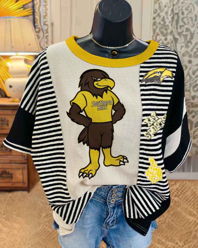 USM Golden Eagles Sequin Tee