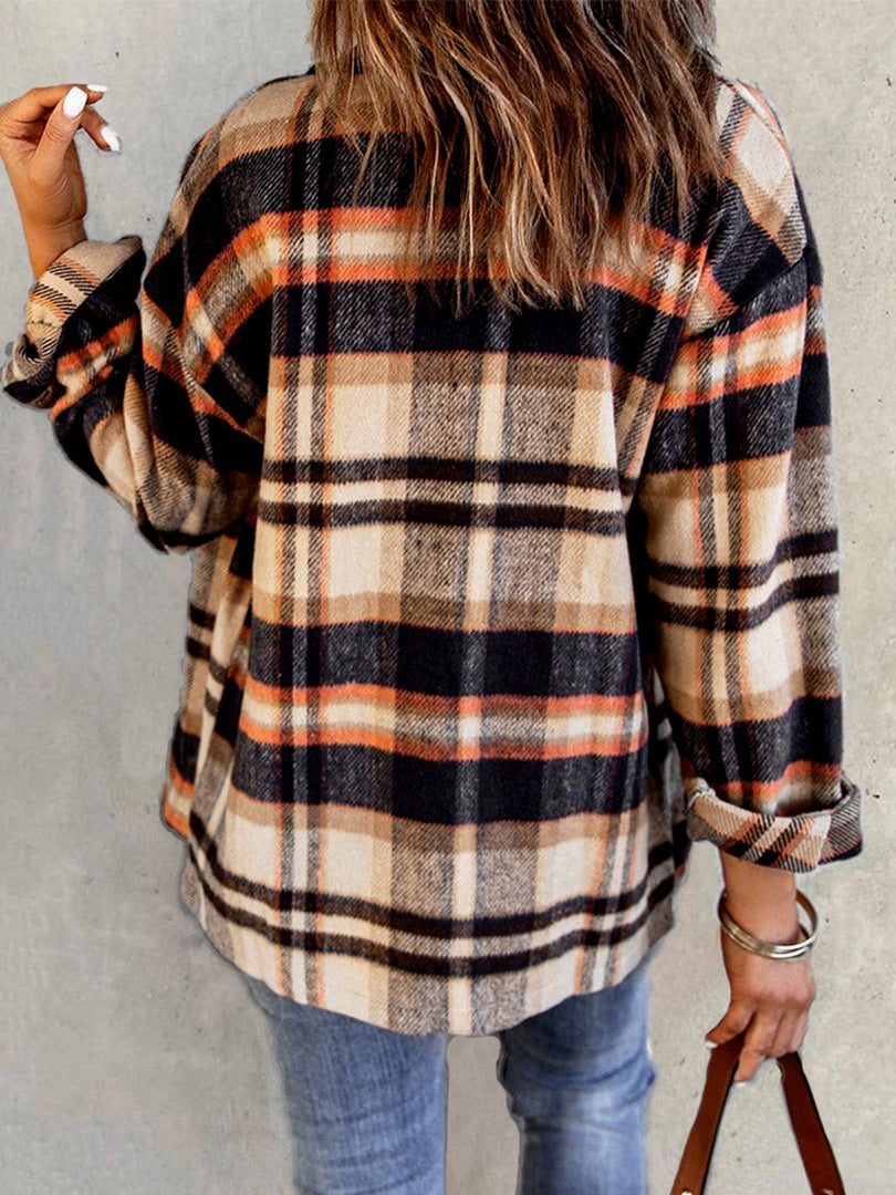 Classic Plaid Shirt Jacket